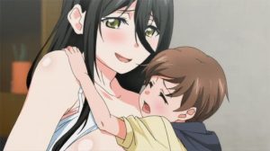 Shota tittyfucking mommy hentai gif