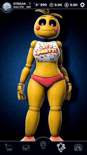 Toy Chica being seductive